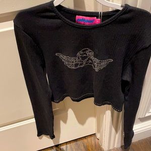 edikted angel tee size small NWT